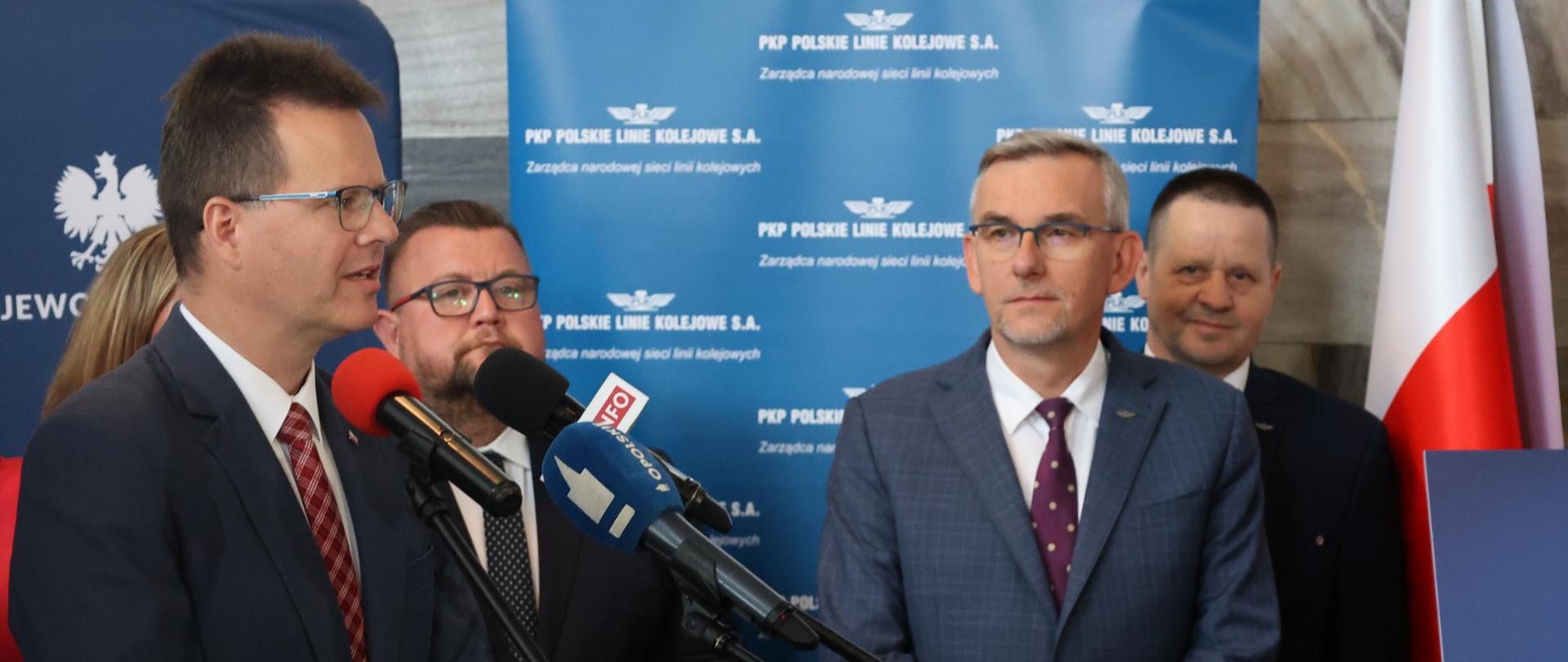 Wiceminister infrastruktury Andrzej Bittel wziął udział w przedstawieniu założeń projektu „Rewitalizacji linii kolejowych nr 177, 294 Racibórz – Racławice Śląskie”