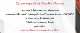 Podsumowanie akcji "Ognisty Ratownik - Gorąca Krew"