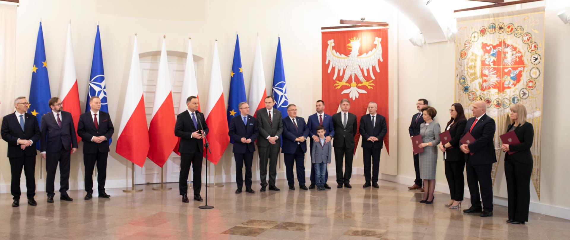 Uroczystość wręczenia nominacji nowym członkom Rady Dialogu Społecznego.