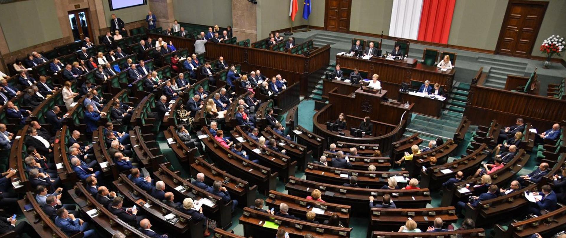 View of the Polish Sejm