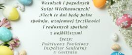 Życzenia Wielkanocne od PSSE w Gostyniu