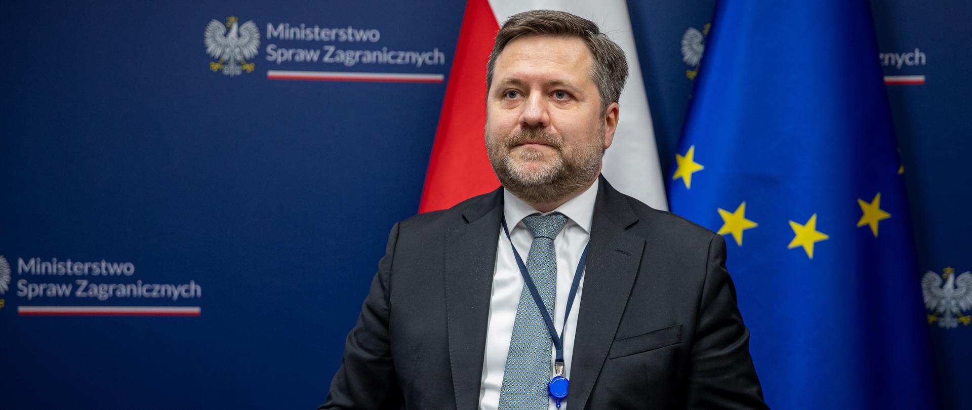 Deputy Minister Gerwel takes part in videoconference of G7+ foreign ministers