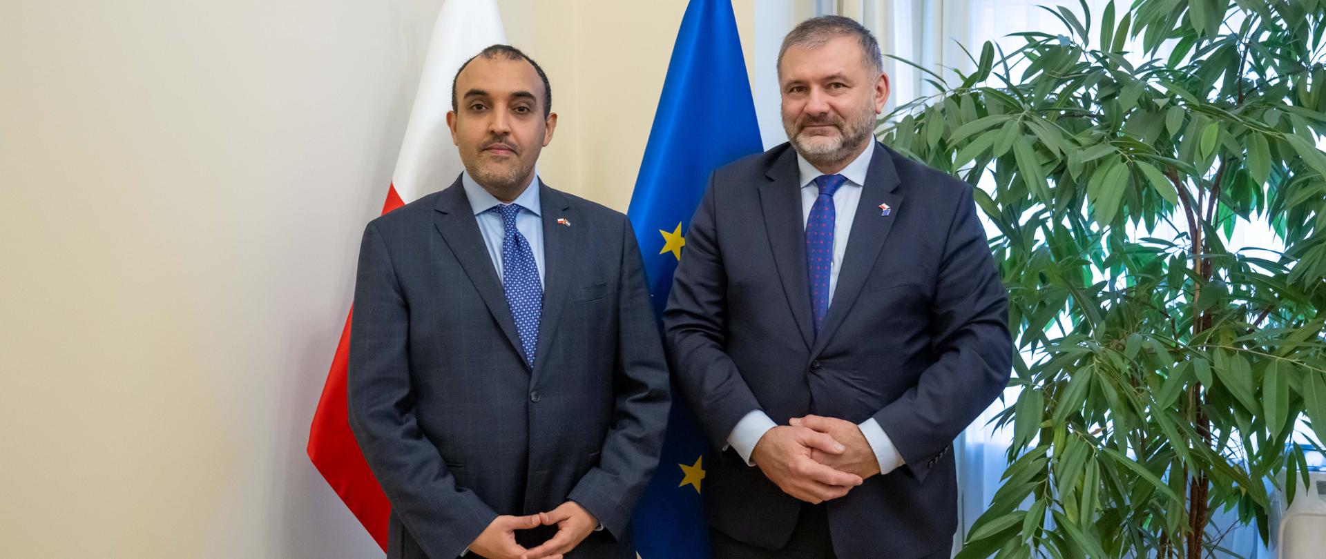 Polska i Zjednoczone Emiraty Arabskie o dalszej współpracy – spotkanie z Ambasadorem Mohamedem Al Harbim