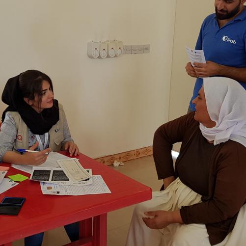 Pomoc natychmiastowa oraz uzupełniająca pomoc socjalna dla najbardziej potrzebujących osób fot. PAH