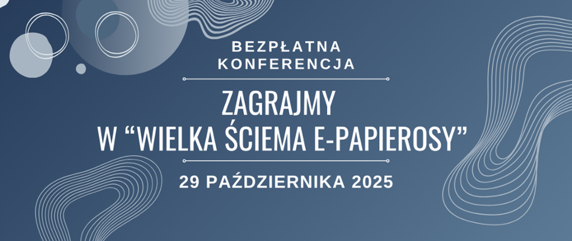 Grafika przedstawia plakat konferencji