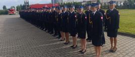 Uroczysta zbiórka w Komendzie Powiatowej PSP w Ostrowie Wielkopolskim