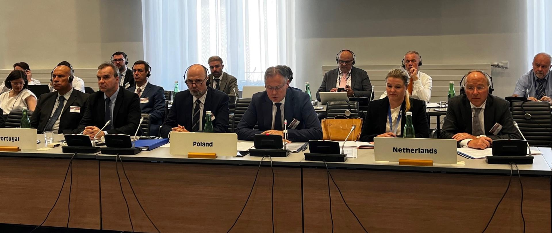 Secretary of State Arkadiusz Mularczyk attends conference of states parties to Treaty on Conventional Armed Forces in Europe.