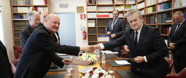 Watykan: wicepremier Piotr Gliński podpisał list intencyjny o współpracy MKIDN z Papieską Radą Kultury, fot Danuta Matloch