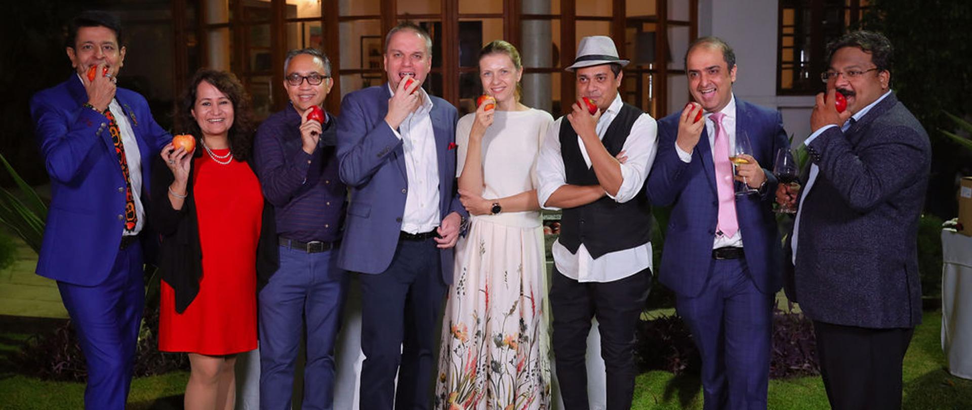 Promocja polskich jabłek w Indiach