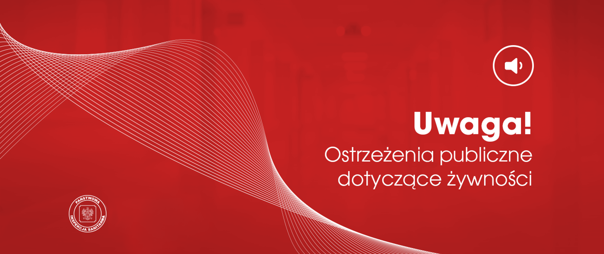 Baner Ostrzeżenia dotyczące żywności