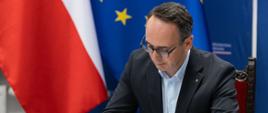Zdjęcie z konferencji prasowej nt. podpisania porozumienia w sprawie współpracy na rzecz promocji profilaktyki, edukacji zdrowotnej i upowszechniania dobrych praktyk w tym zakresie.