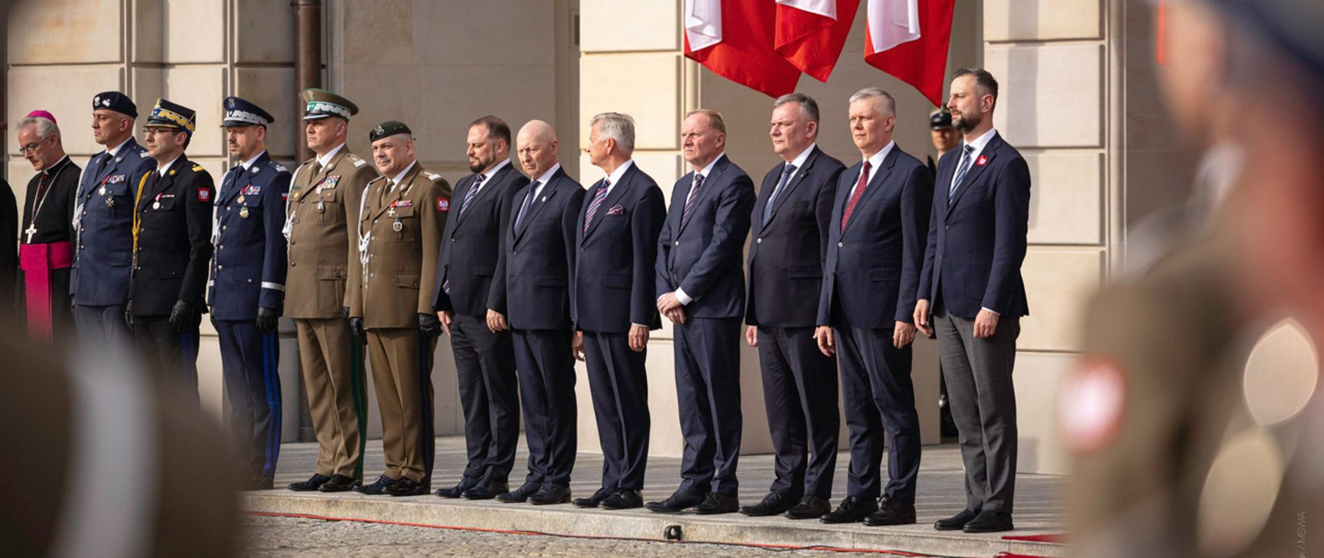 Szef MSWiA Tomasz Siemoniak podczas nominacji generalskich w Straży Granicznej