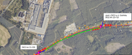 Mapa z lokalizacją planowanych działań.