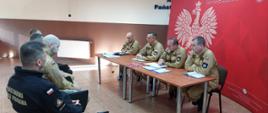 Odprawa służbowa dyżurnych operacyjnych powiatu