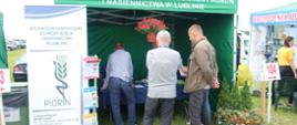 Stoisko informacyjne WIORiN w Lublinie ZIELONE AGRO SHOW 2025