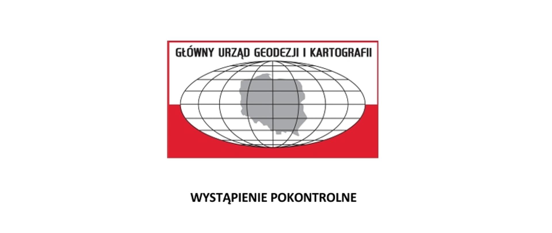 baner wystąpienie pokontrolne z logotypem GUGiK