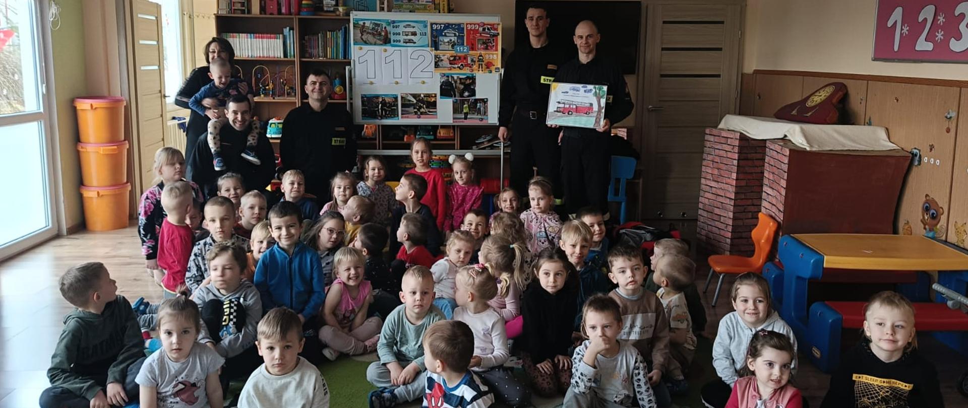 Pogadanka i pokaz sprzętu w Przedszkolu Publicznym nr 22 im. Krasnala Hałabały