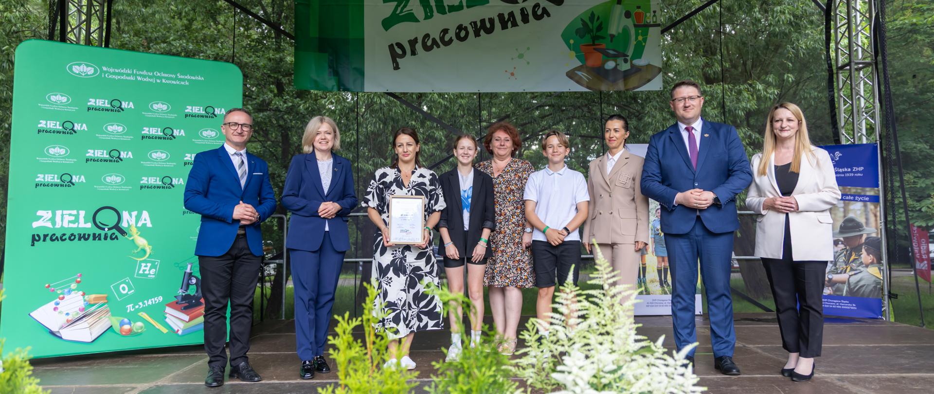 Zielona pracownia - rozdanie nagród