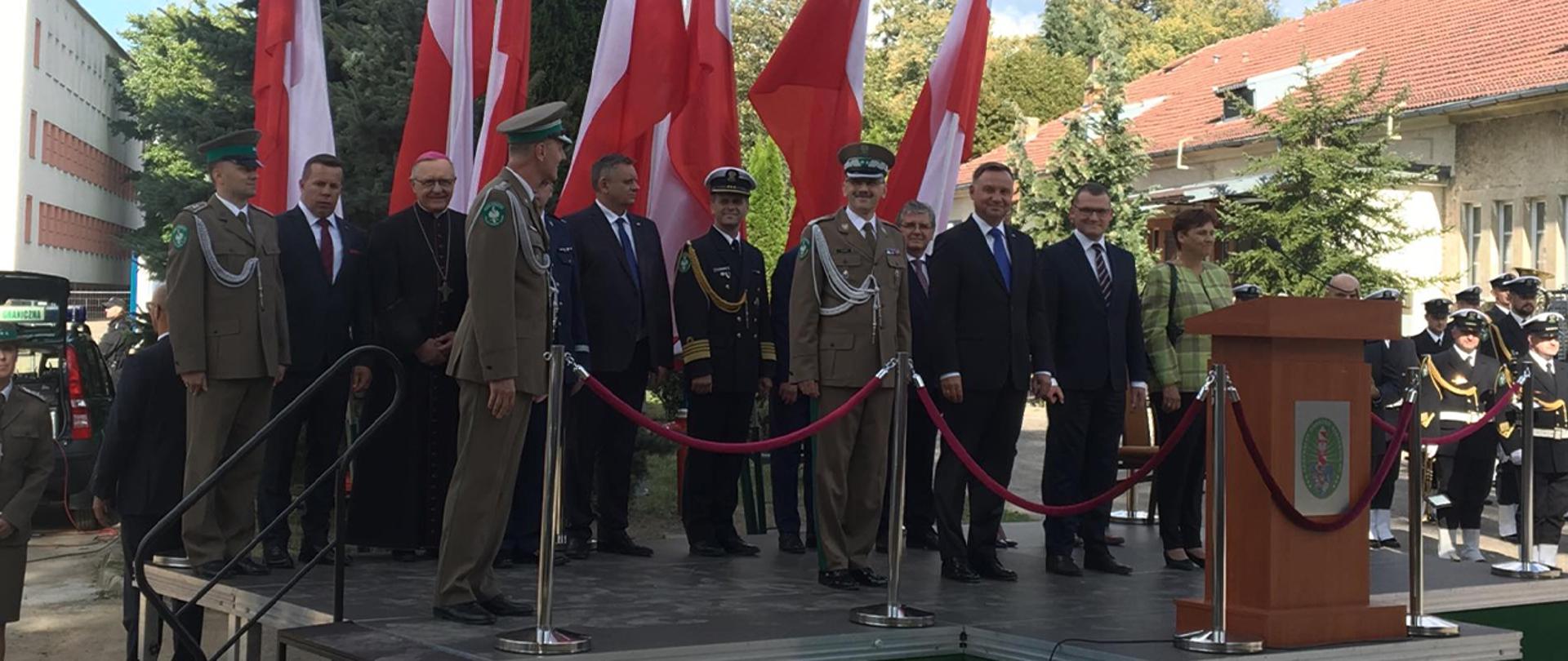 Uroczystość wmurowania aktu erekcyjnego pod rozbudowę krytej strzelnicy