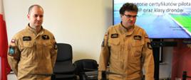 Szkolenie dla pilotów bezzałogowych statków powietrznych prowadzone przez funkcjonariuszy KW PSP w Białymstoku