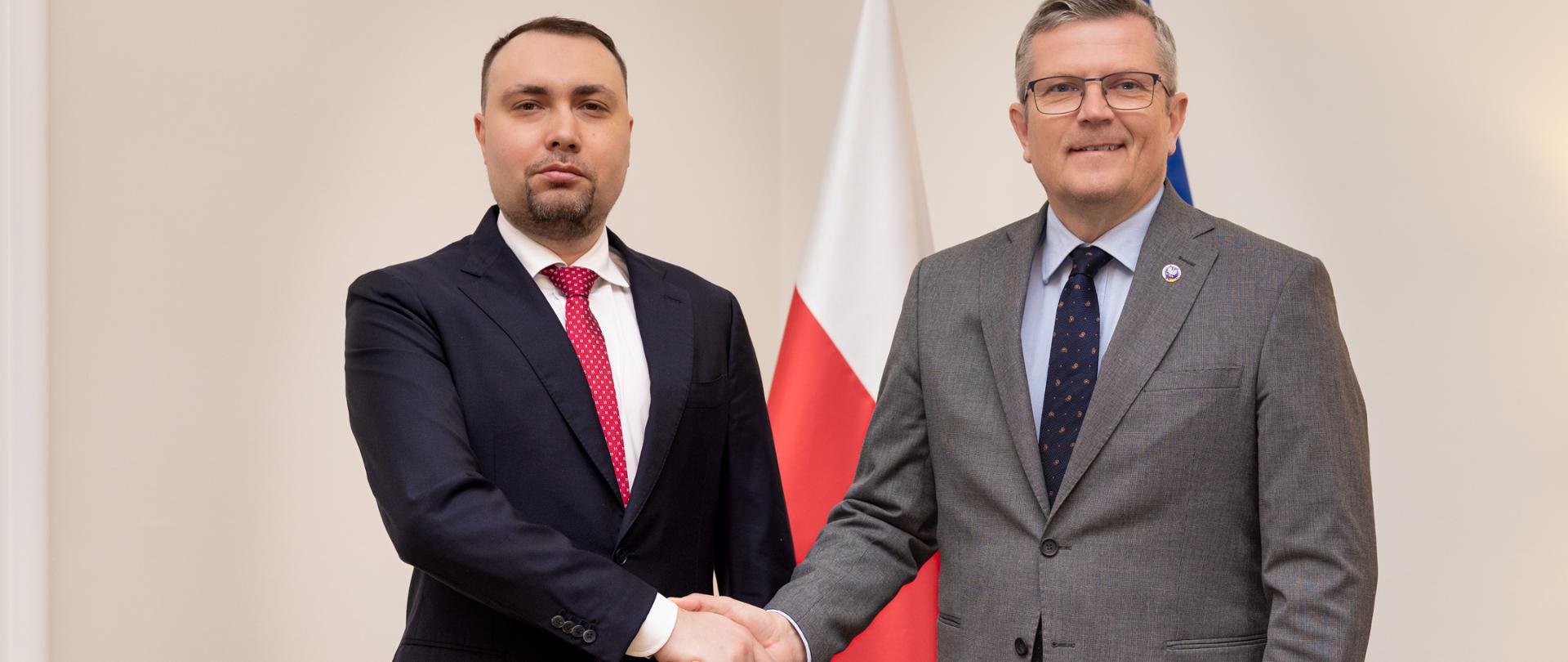 Secretary of State Marcin Bosacki meets head of Zelenskyy’s office Kyrylo Budanov
