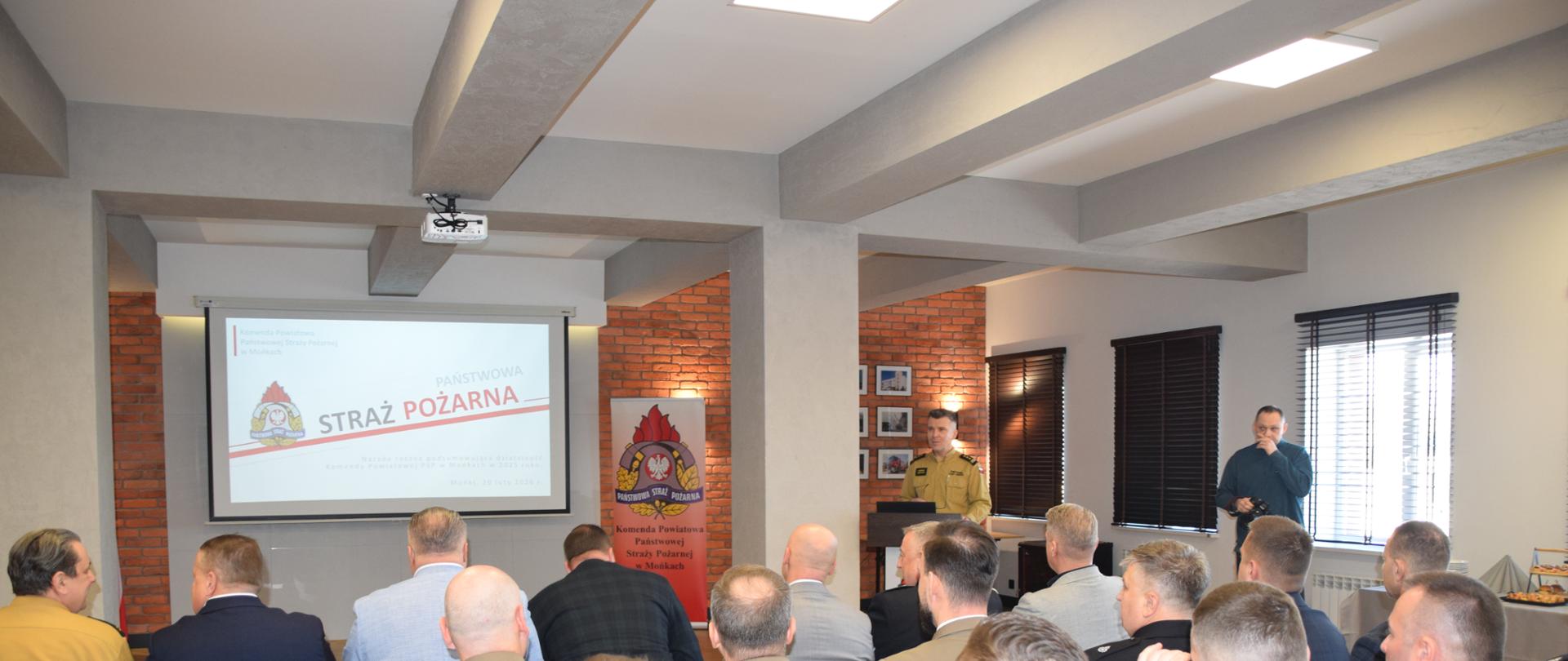 Narada podsumowująca funkcjonowanie ochrony przeciwpożarowej w powiecie monieckim w roku 2025.
