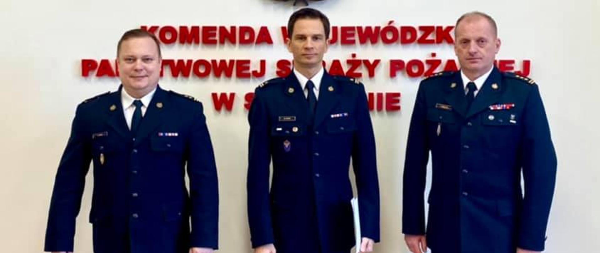 Powierzenie pełnienia obowiązków komendanta powiatowego PSP w Myśliborzu mł. bryg. Maciejowi Iwko.