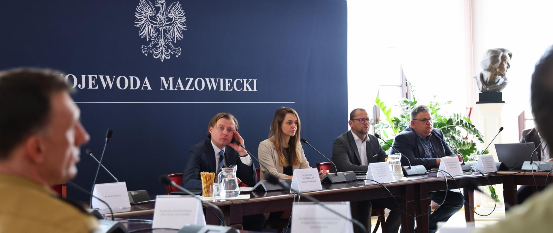 Posiedzenie Mazowieckiego Wojewódzkiego Zespołu Zarządzania Kryzysowego