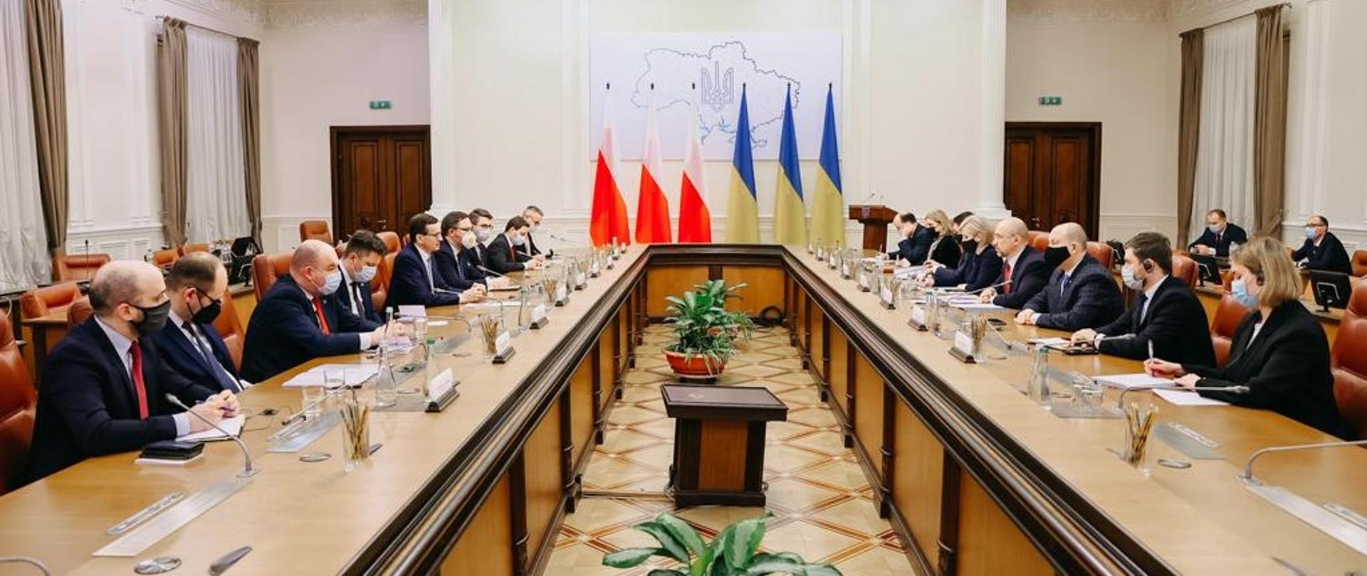 Spotkanie delegacji rządowych Polski i Ukrainy w Kijowie 