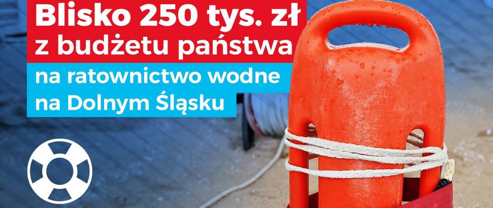 Dodatkowe fundusze na ratownictwo wodne