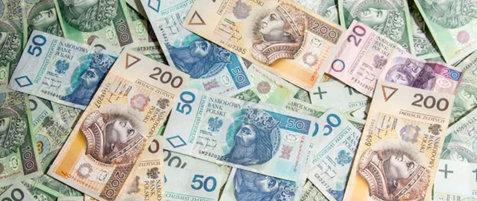Pieniądze polskie złotówki