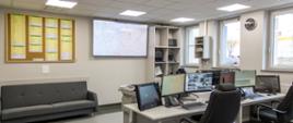 Stanowisko Kierowania KM PSP w Opolu po modernizacji na zdjęciu nowe Stanowisko Kierowania