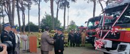 Przekazanie pojazdu ratowniczo-gaśniczego dla OSP Wierzchowo