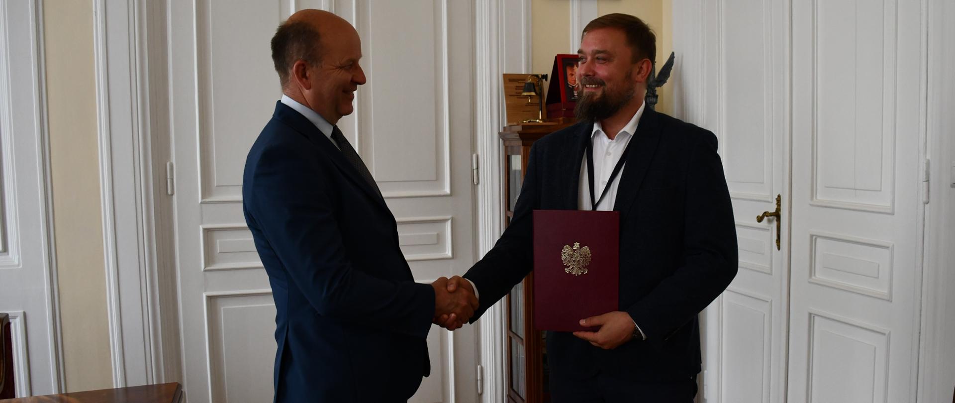 Podziękowania Wojewody Mazowieckiego dla Zastępcy Dyrektora Wydziału Bezpieczeństwa i Zarządzania Kryzysowego