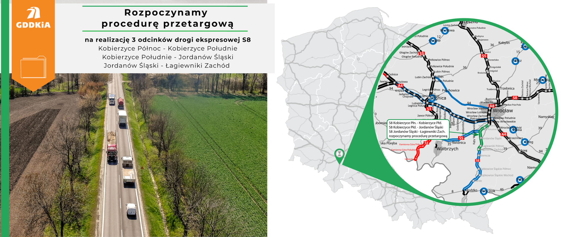Rozpoczynamy procedurę przetargową - S8