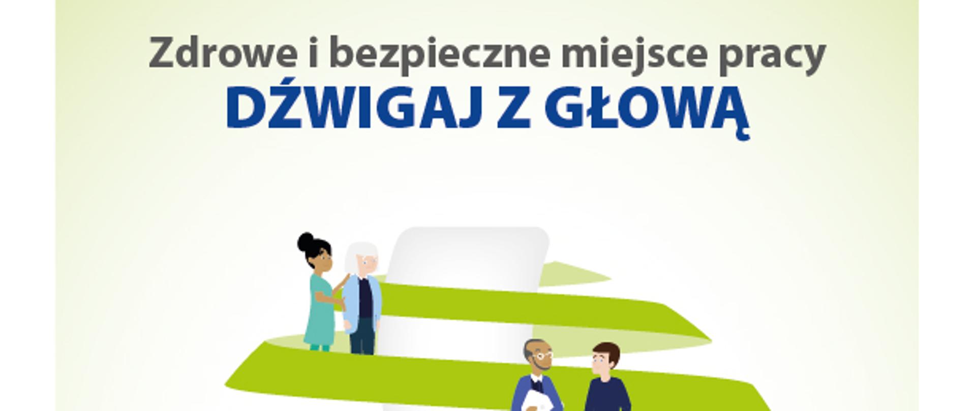 Zdrowe i bezpieczne miejsce pracy - plakat informacyjny