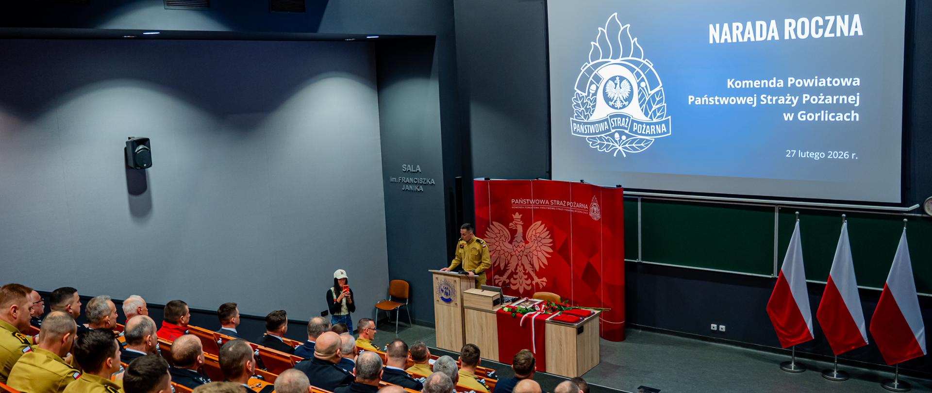 Narada roczna podsumowująca działalność KP PSP w Gorlicach za 2025 rok