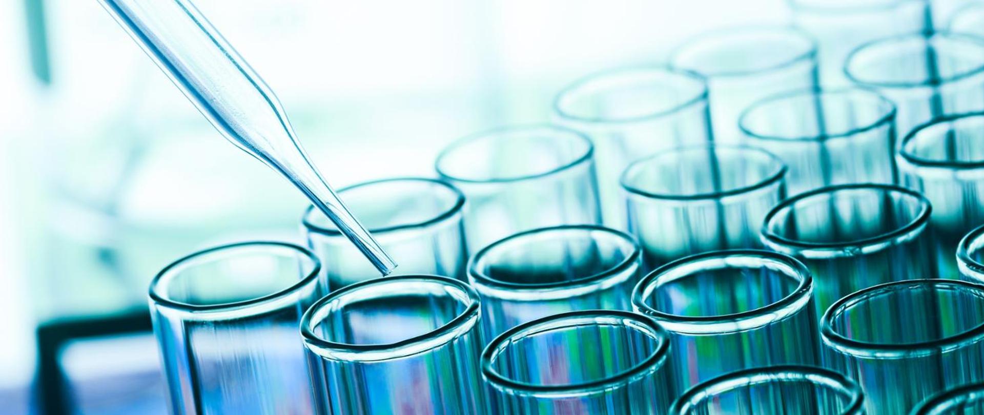 laboratory test tubes