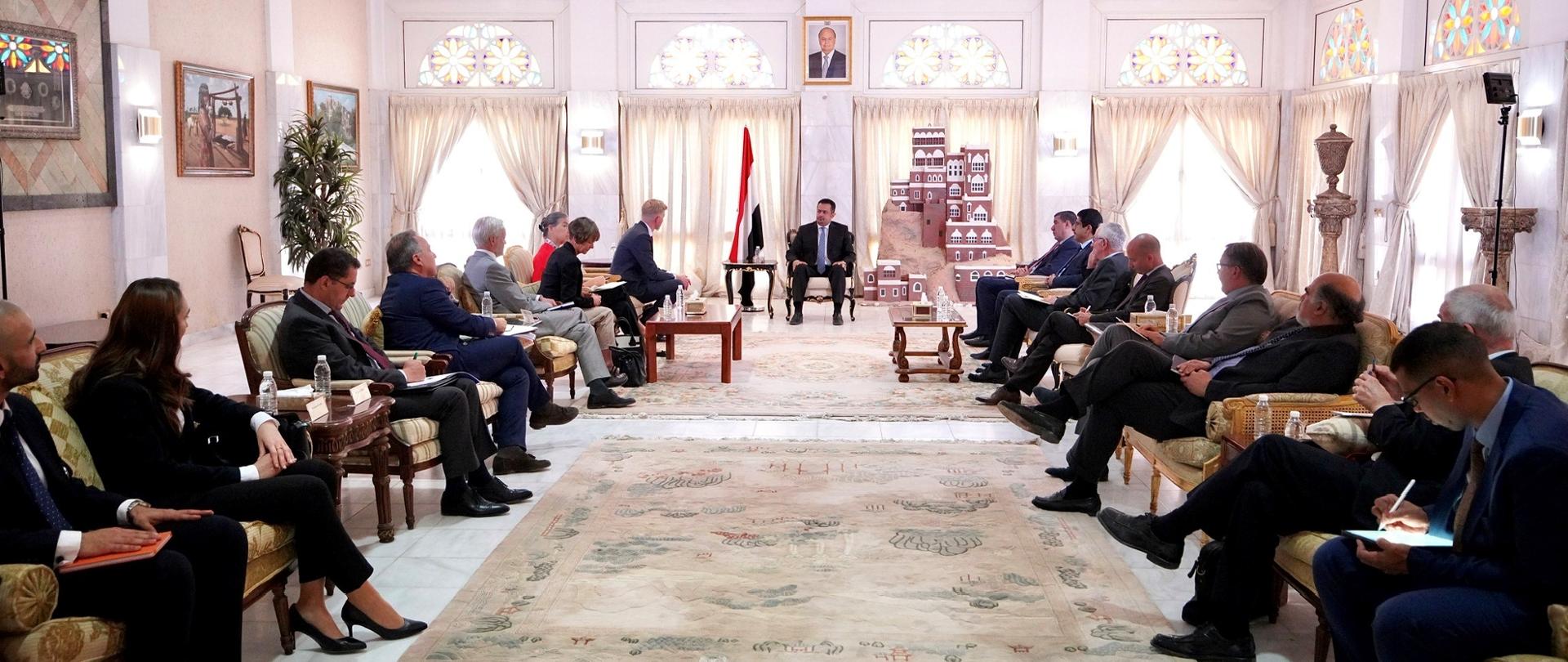 Spotkanie Szefów Misji UE w Premierem Republiki Jemeńskiej