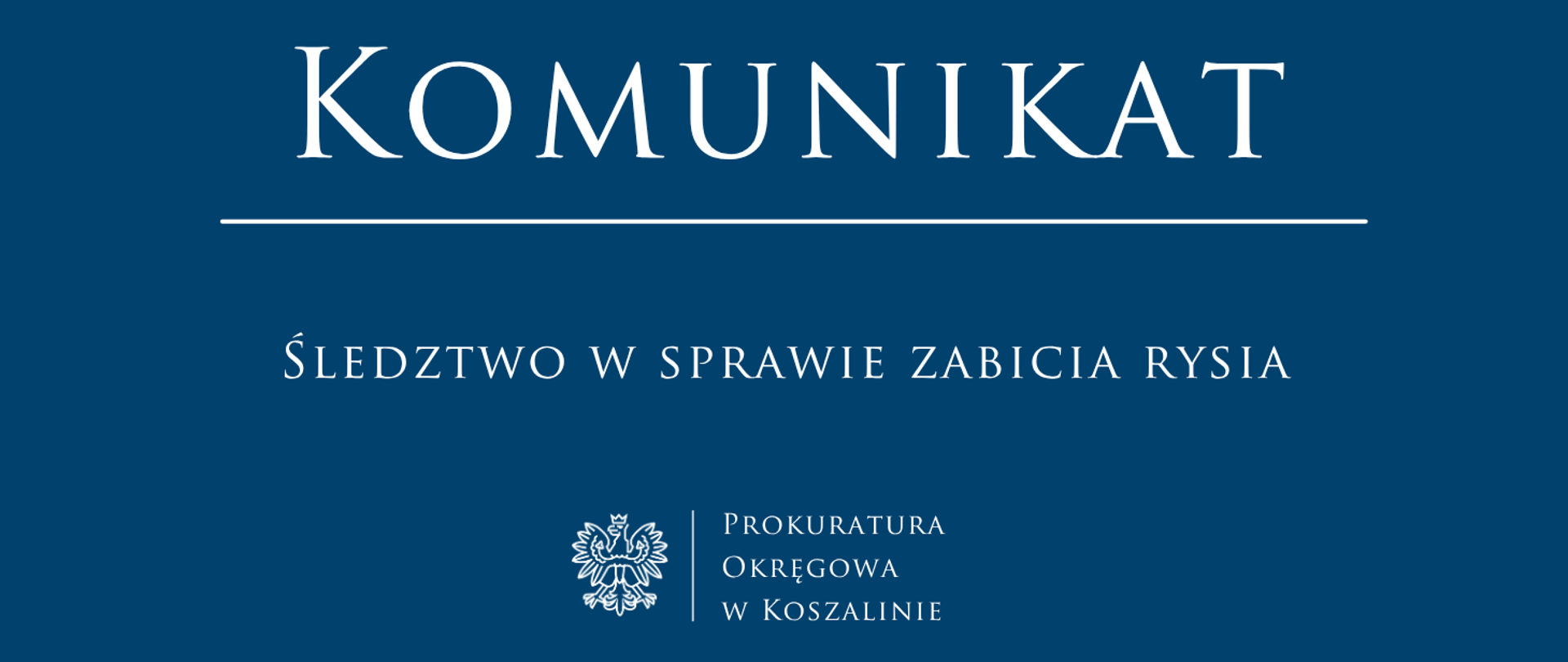 Śledztwo w sprawie zabicia rysia