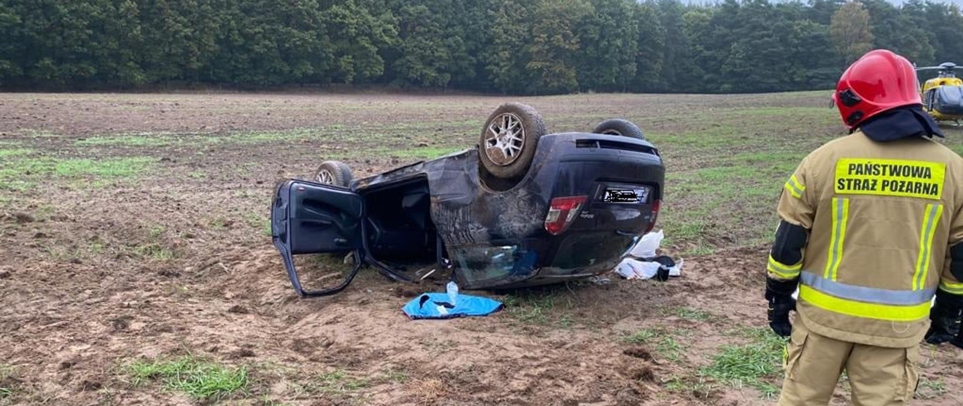 Wypadek drogowy w miejscowości Długa Goślina
