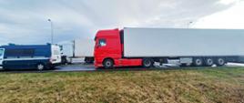Turecka ciężarówka z przekroczoną pojemnością zbiorników paliwa
