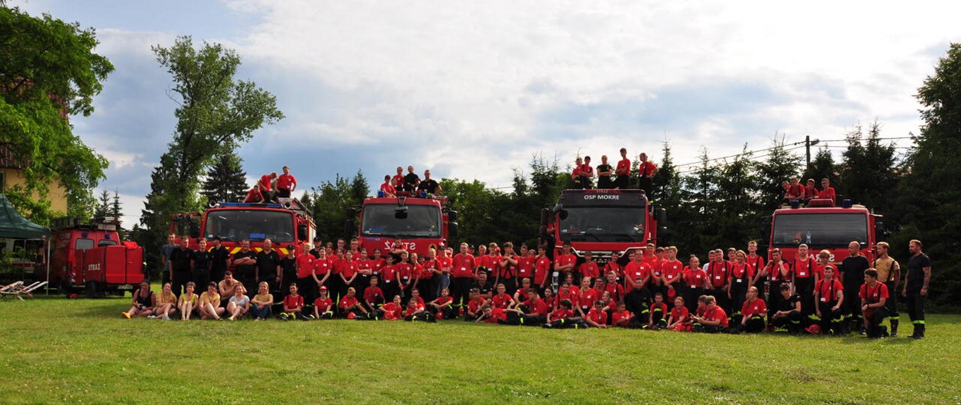 Obóz szkoleniowy Młodzieżowych Drużyn Pożarniczych Powiatu Mikołowskiego i Gminy Goleszów 