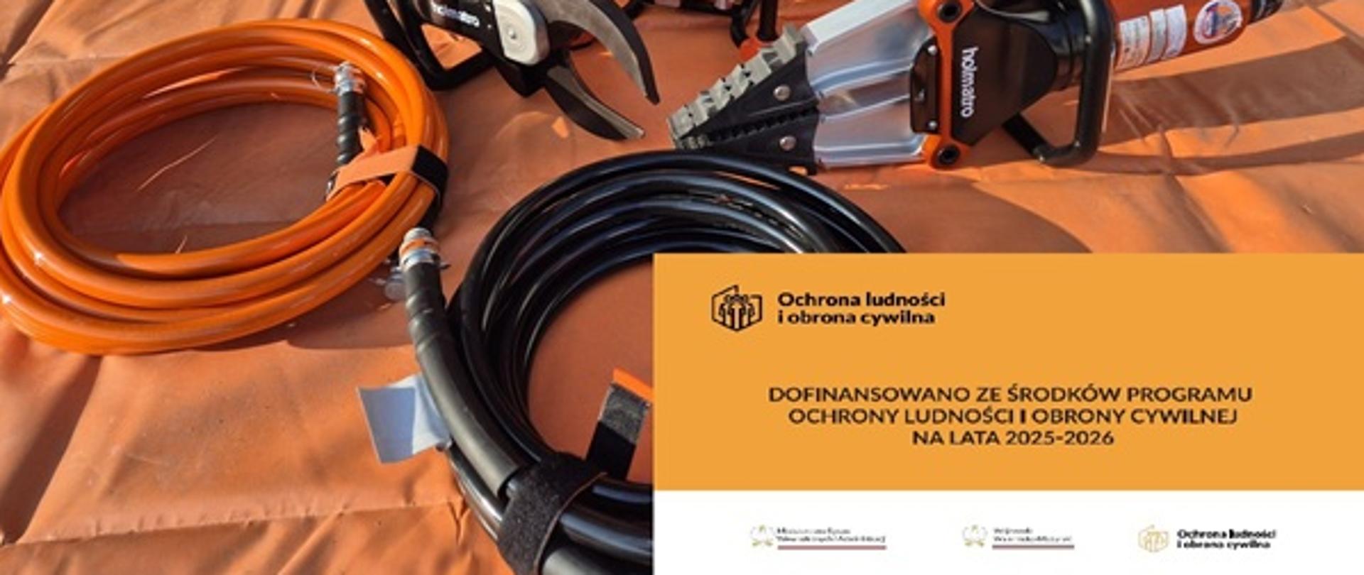 Zakup ratowniczego zestawu narzędzi hydraulicznych dofinansowany ze środków programu ochrony ludności i obrony cywilnej na lata 2025-2026