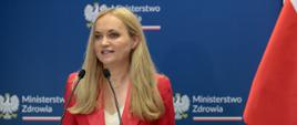 Zdjęcie z konferencji prasowej nt. podpisania porozumienia w sprawie współpracy na rzecz promocji profilaktyki, edukacji zdrowotnej i upowszechniania dobrych praktyk w tym zakresie.
