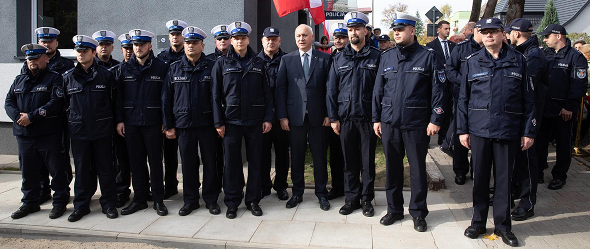 Uroczystość otwarcia posterunku Policji w Dobrej (woj. zachodniopomorskie)