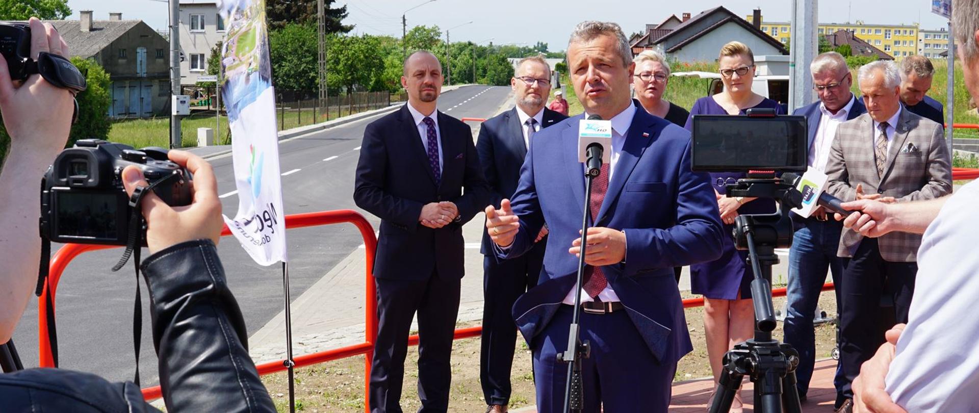 Ulica Wojska Polskiego w Więcborku wygodna i bezpieczna dzięki rządowemu dofinansowaniu