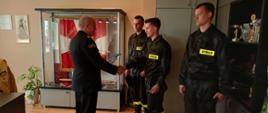 Na zdjęciu - Przyjęcie nowych funkcjonariuszy