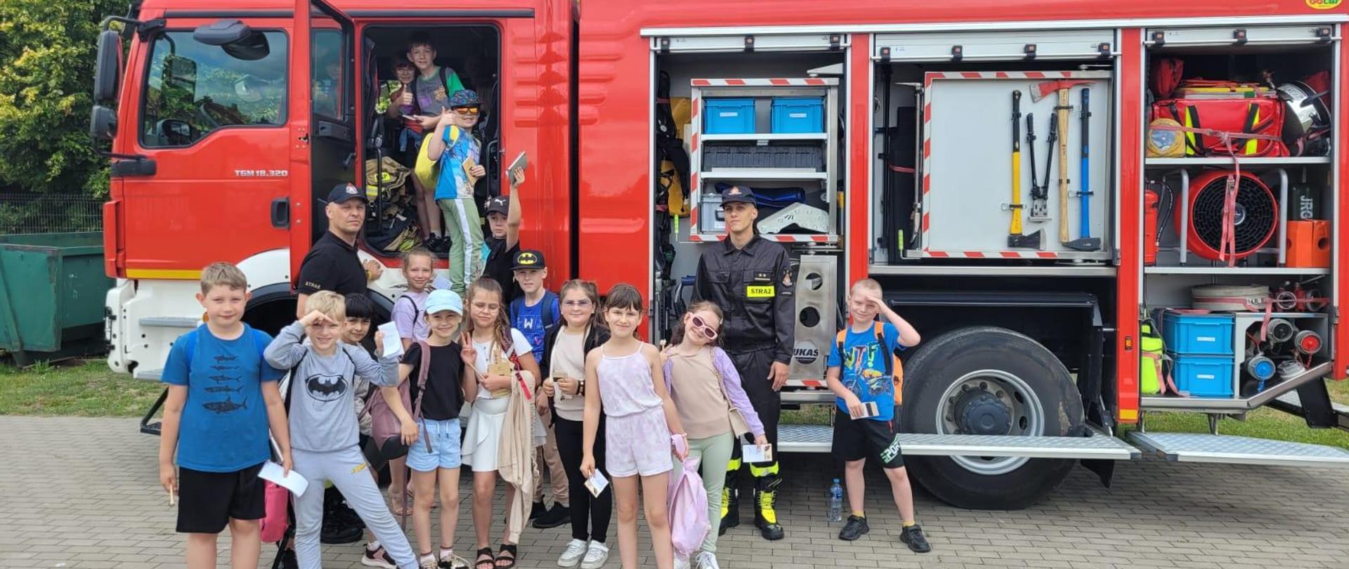 „Bezpieczne wakacje” z udziałem ostródzkich strażaków