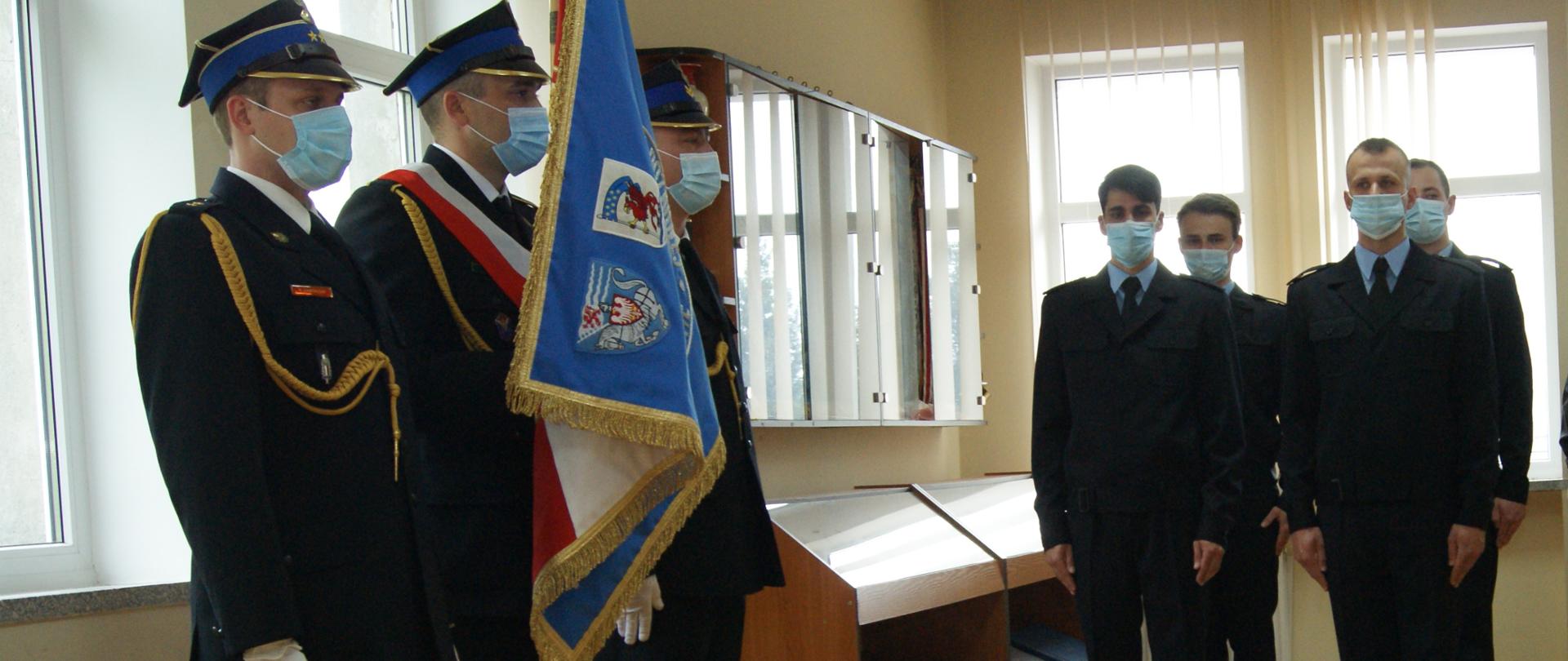 Rozpoczęcie uroczystości ślubowania nowoprzyjętych funkcjonariuszy